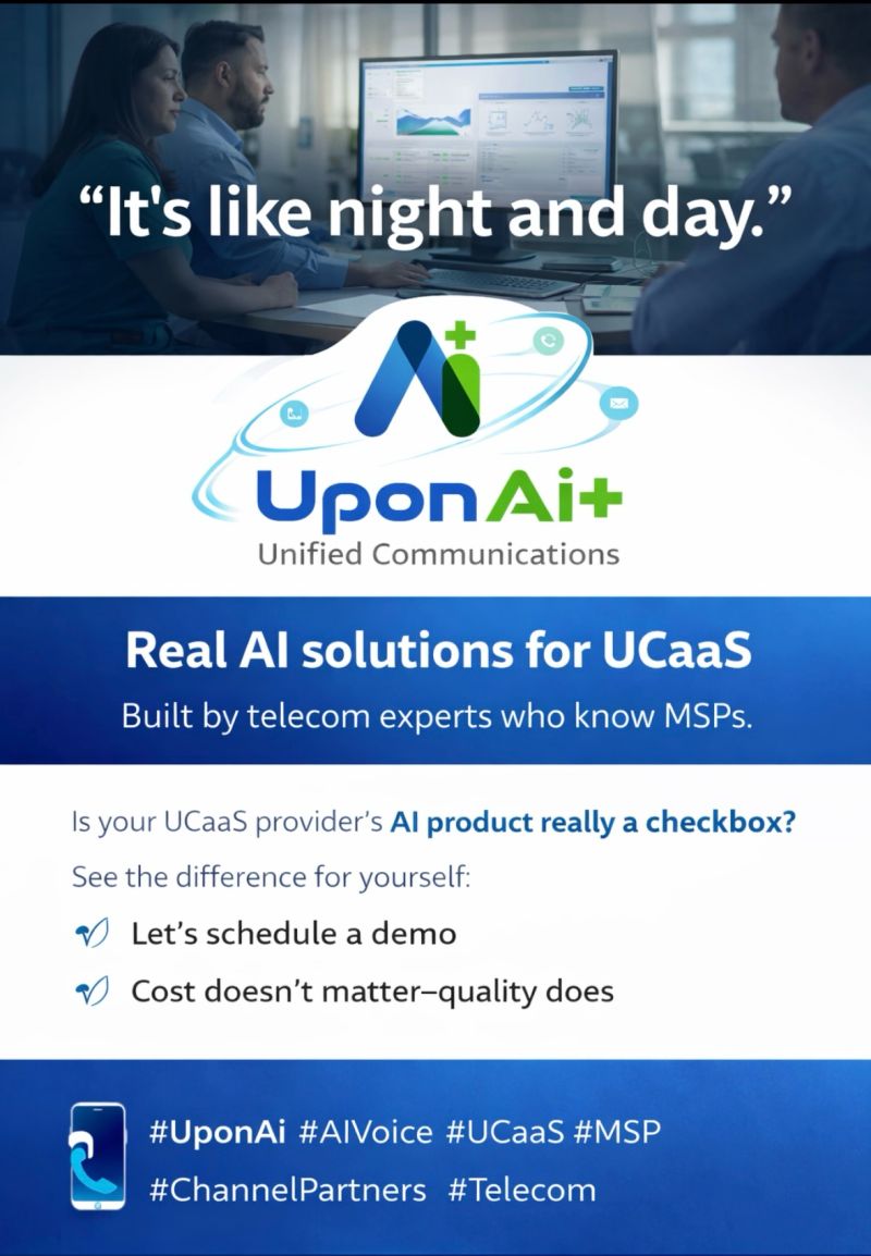 A UCaaS provider saw the UponAI demo and said, "It's like night and day."