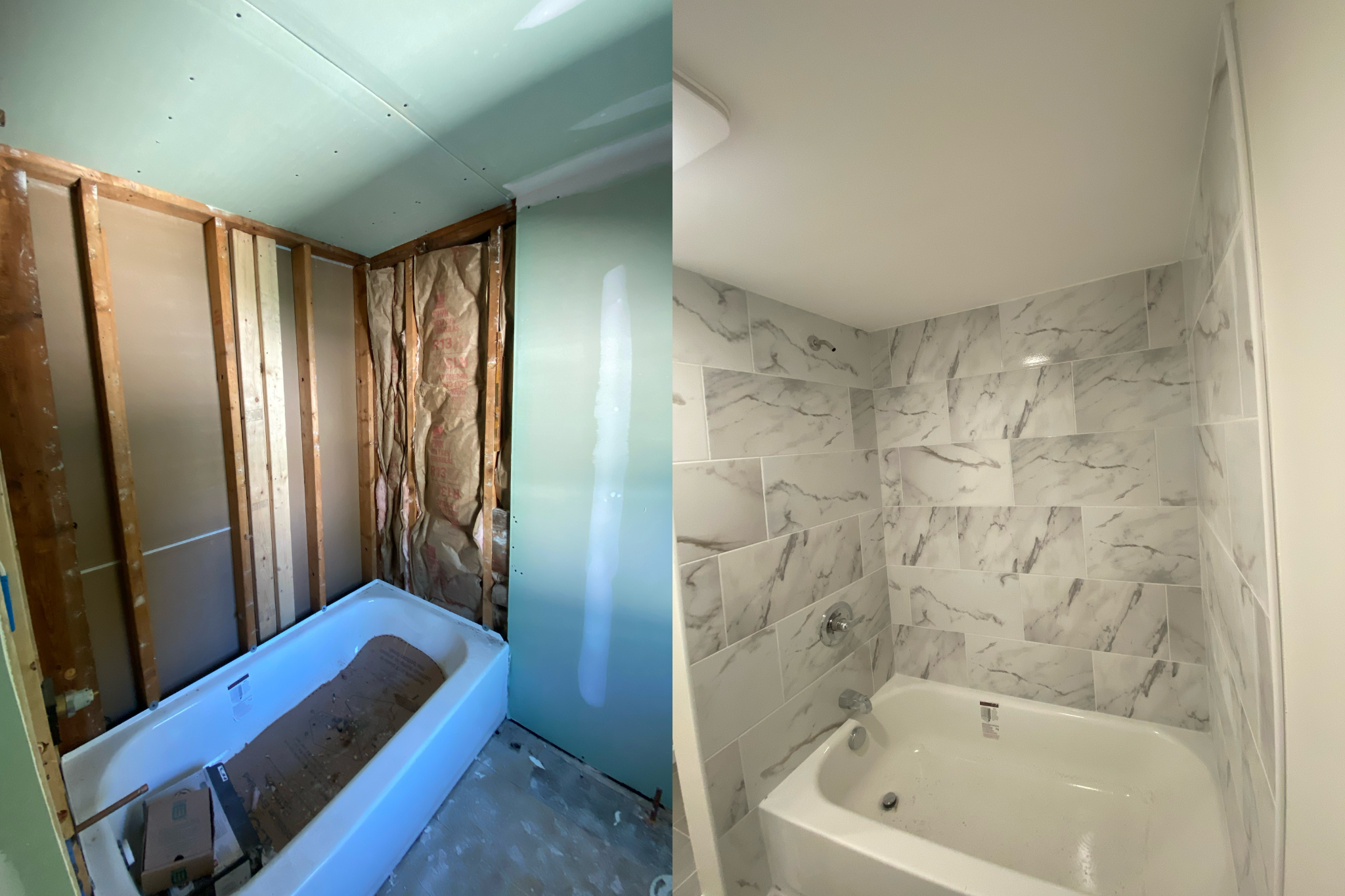 Custom shower installation Orange County NY