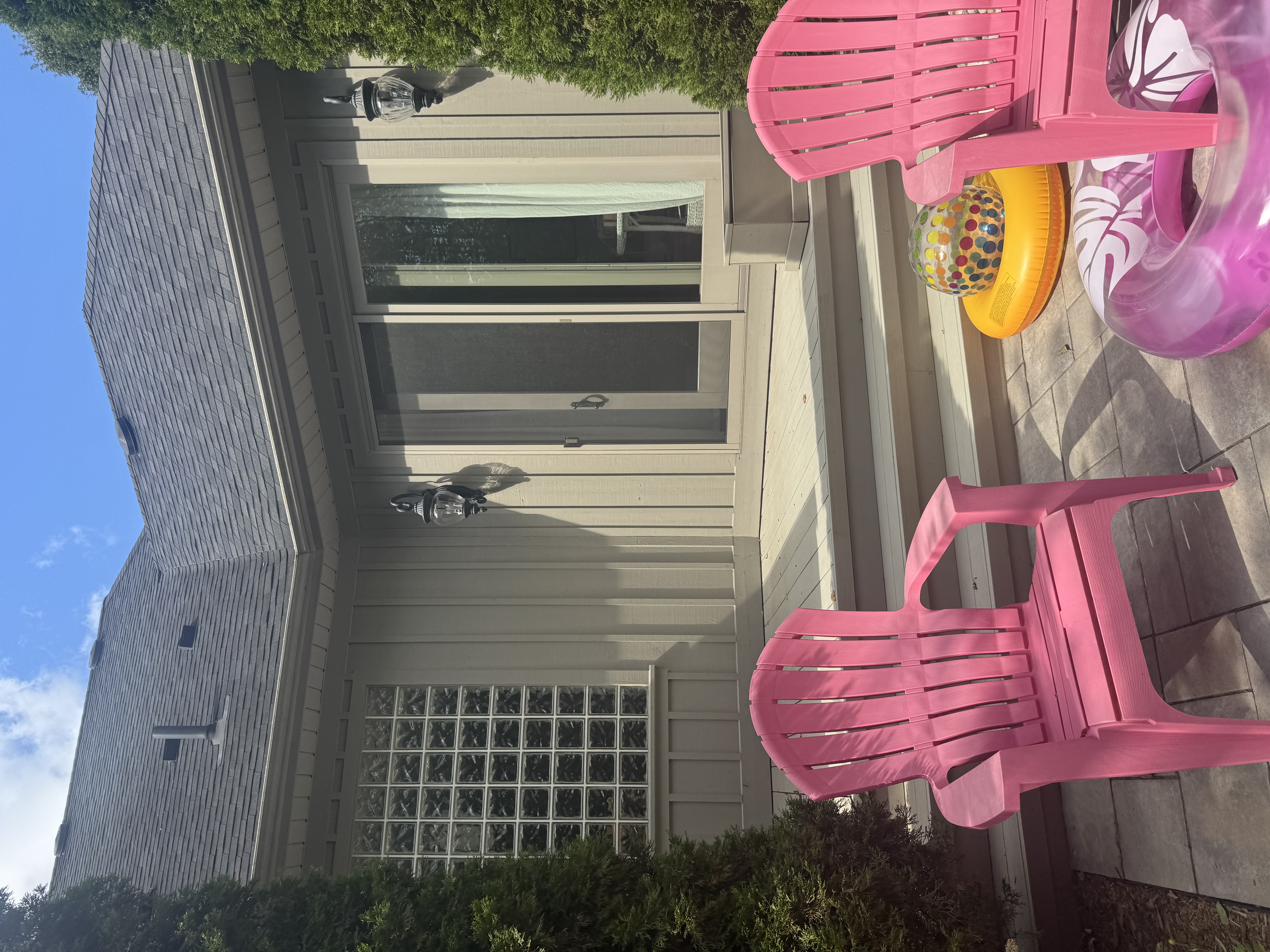 Tan board and batten exterior painted by Premier Pro Painting in Waterloo Region