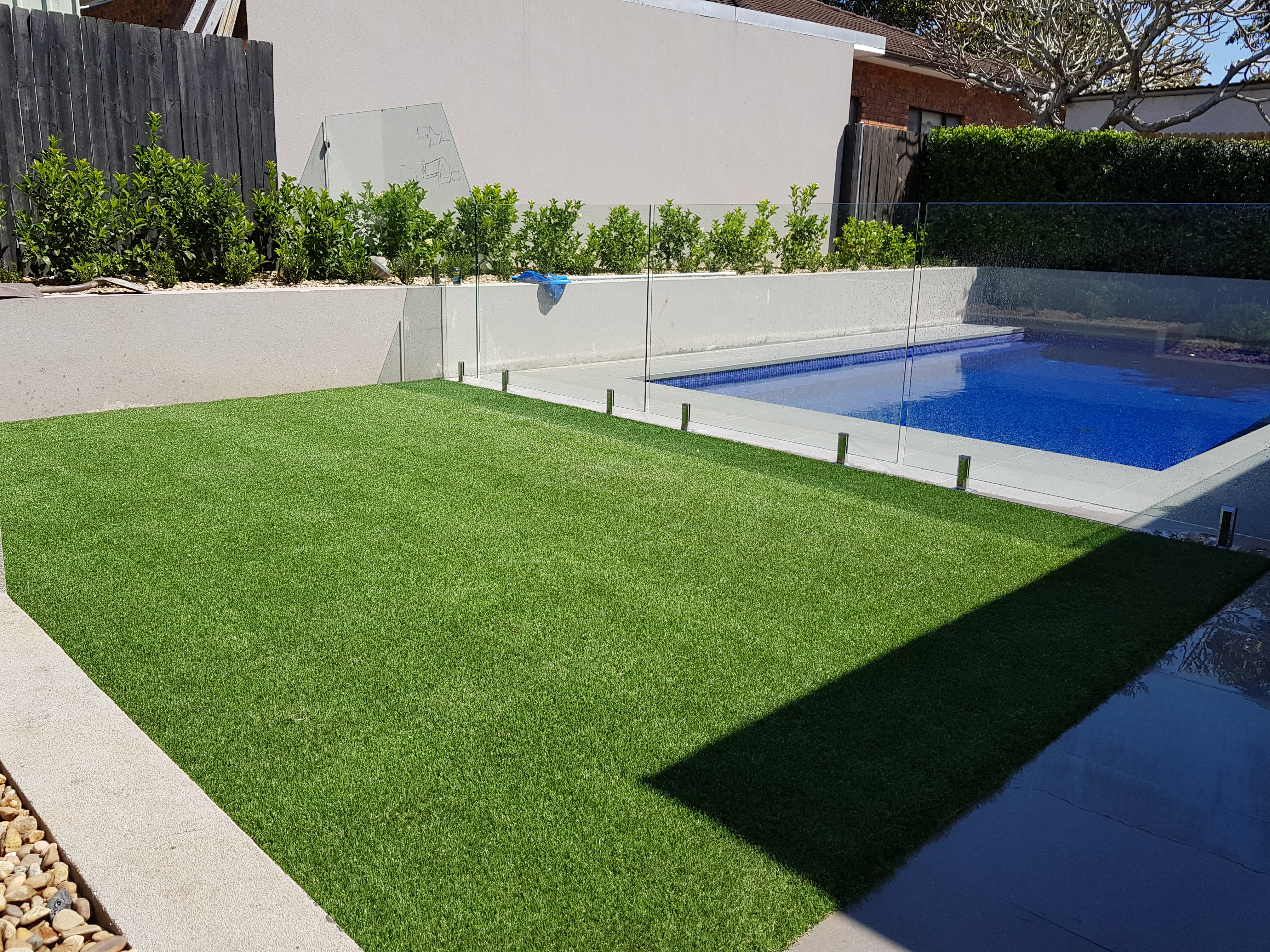Turf installation result