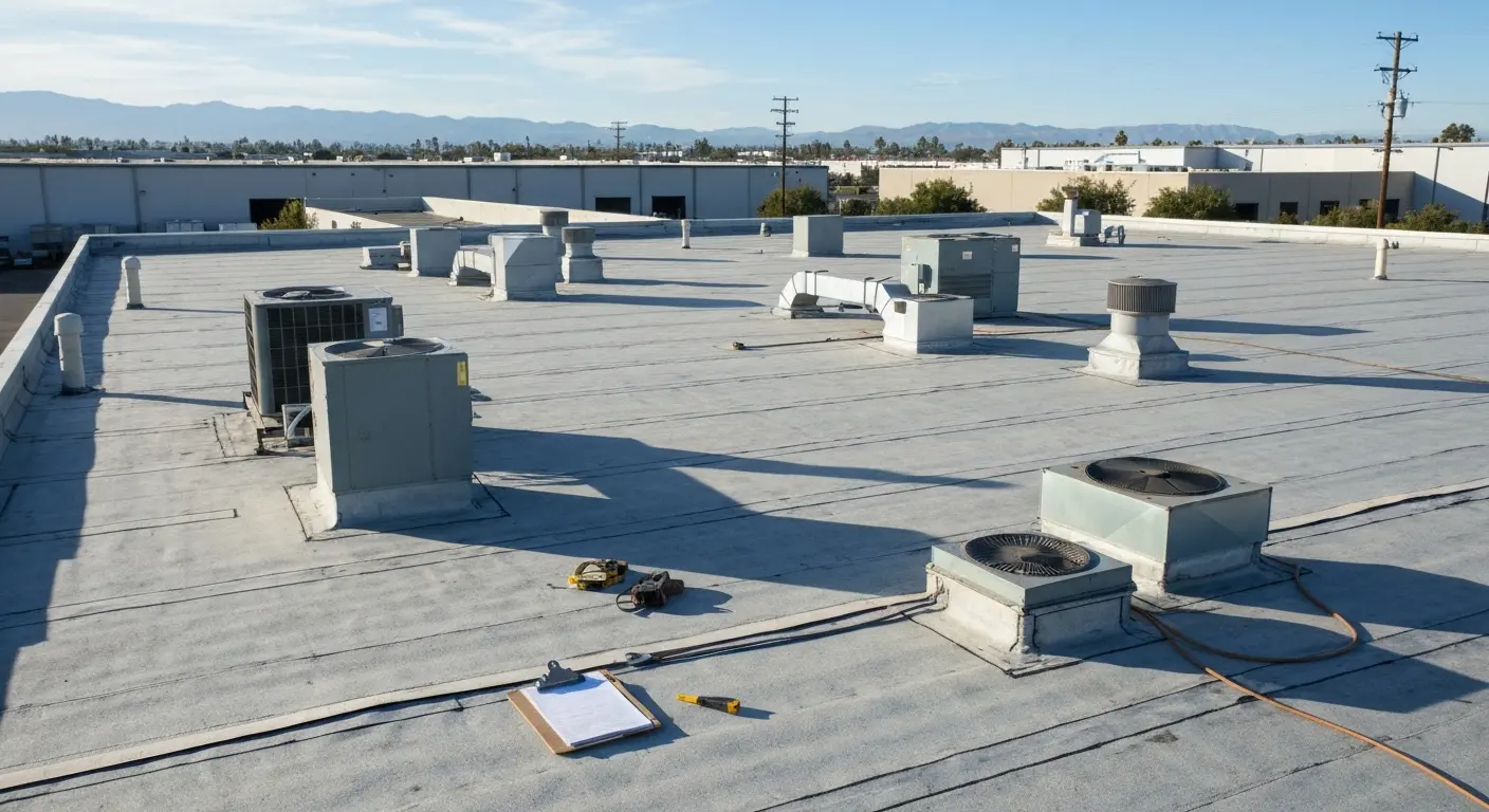 Commercial roof maintenance