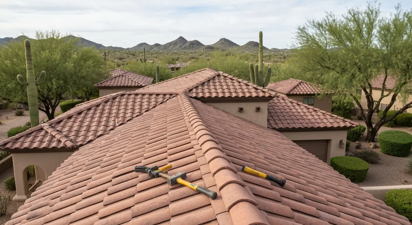 Residential roof repair