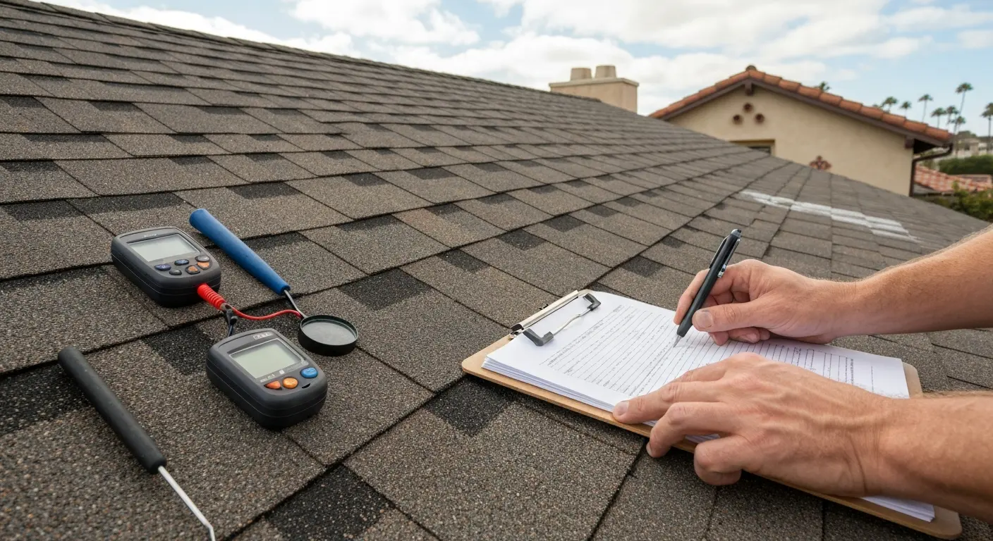 Roof maintenance inspection Dana Point