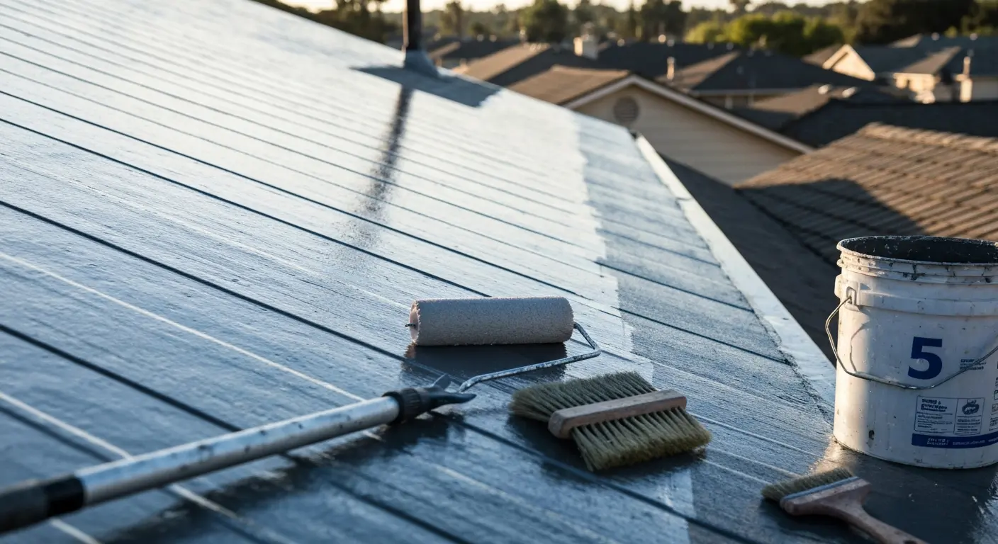 Roof coating and restoration