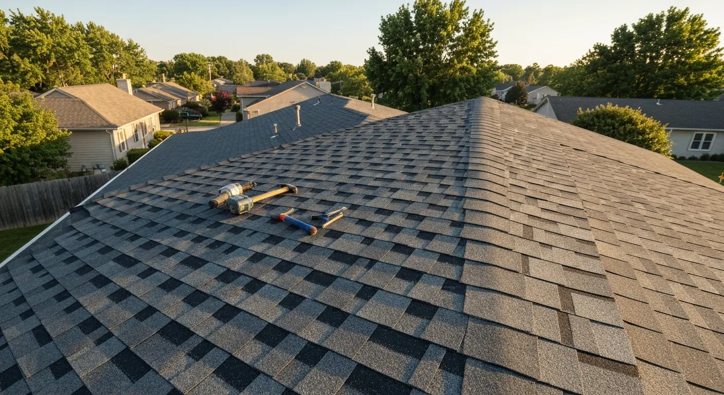 Asphalt shingle roof