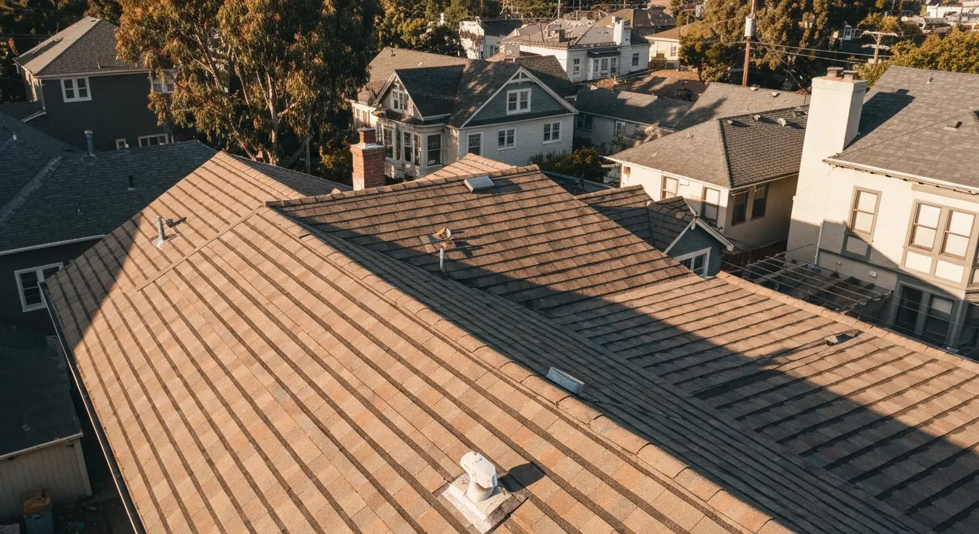 Roof inspection with drone Fullerton