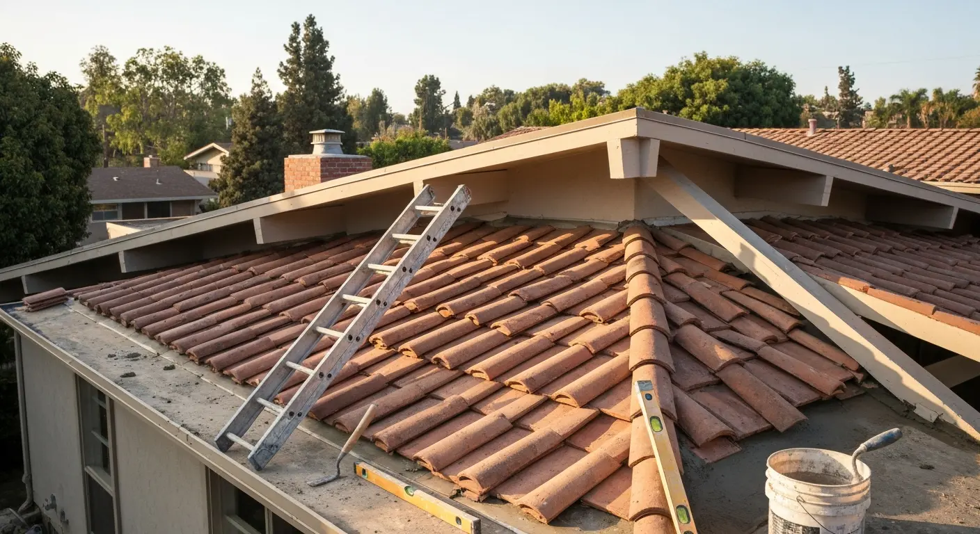 Roof restoration project