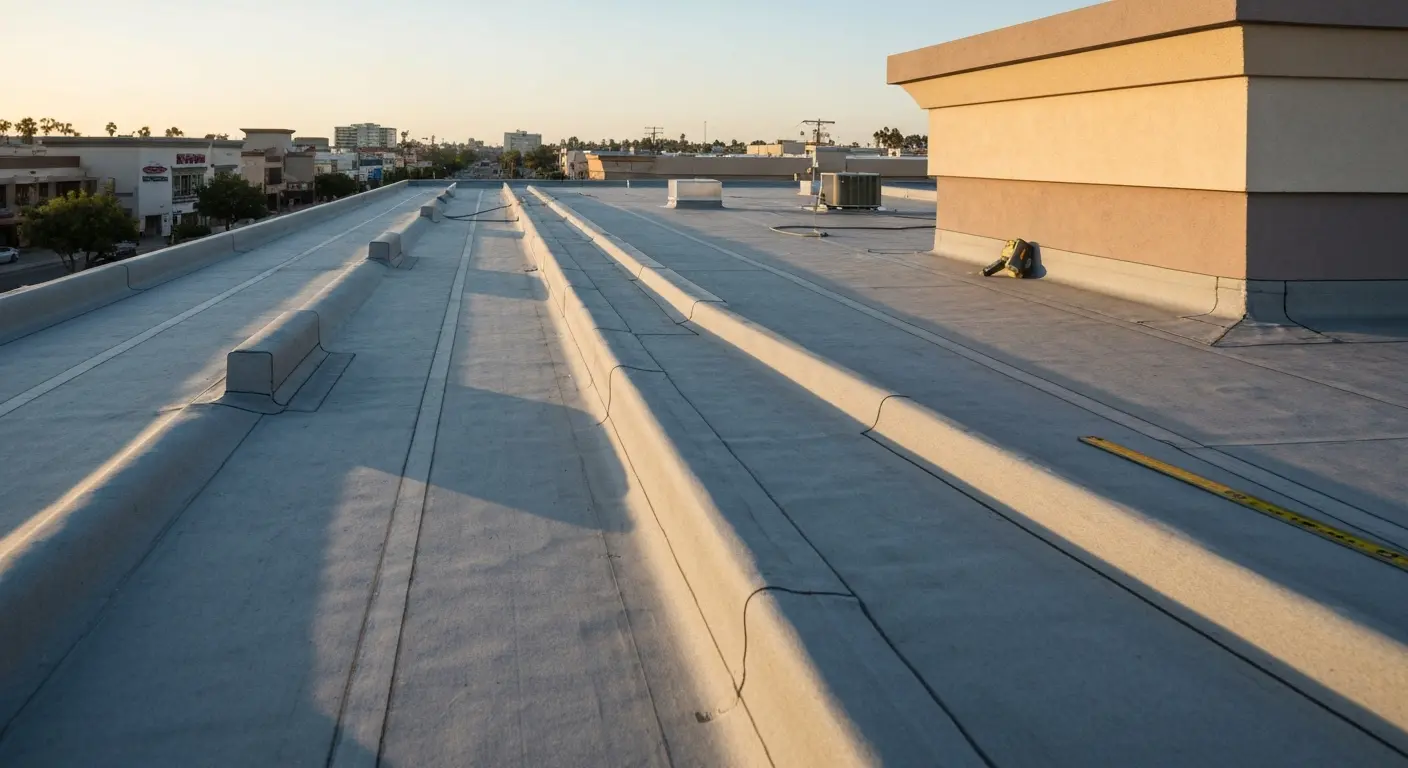 Commercial flat roof Fullerton