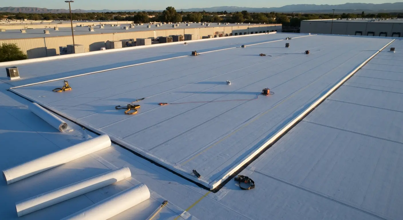 Membrane roof installation