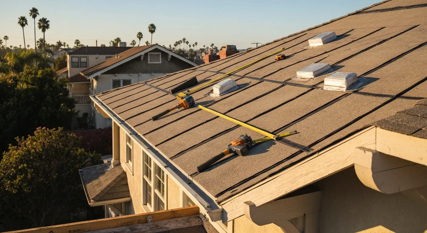 Roof replacement project Long Beach