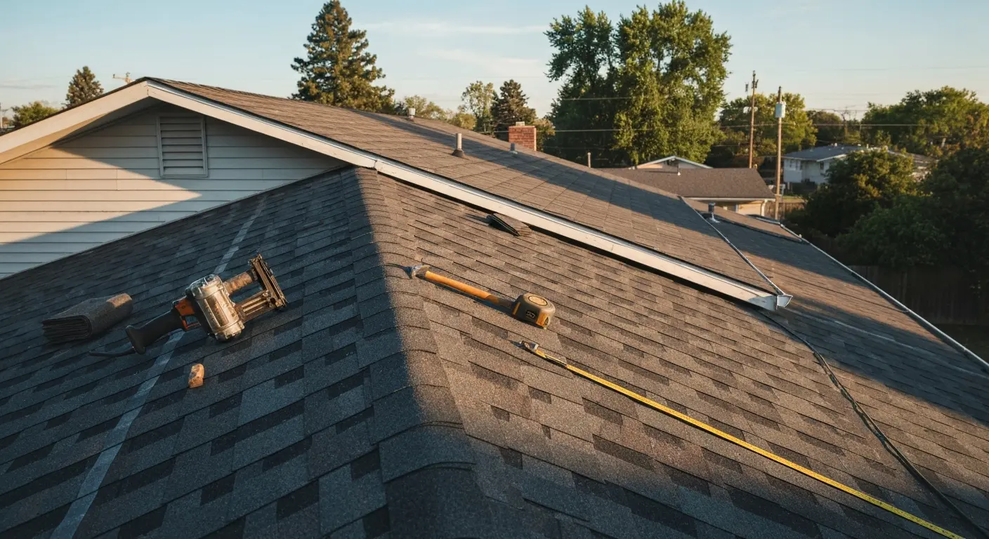 Complete residential re-roof