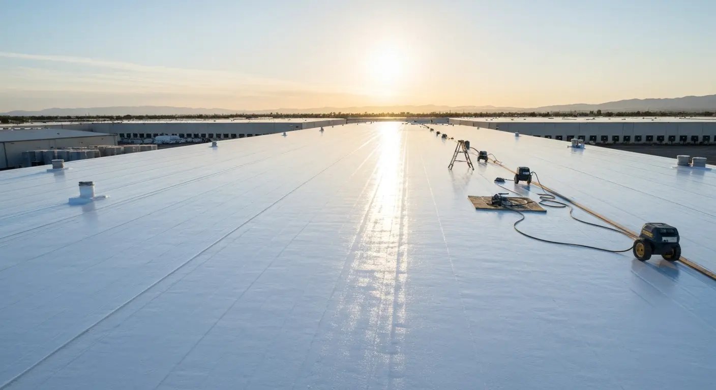 Roof membrane installation