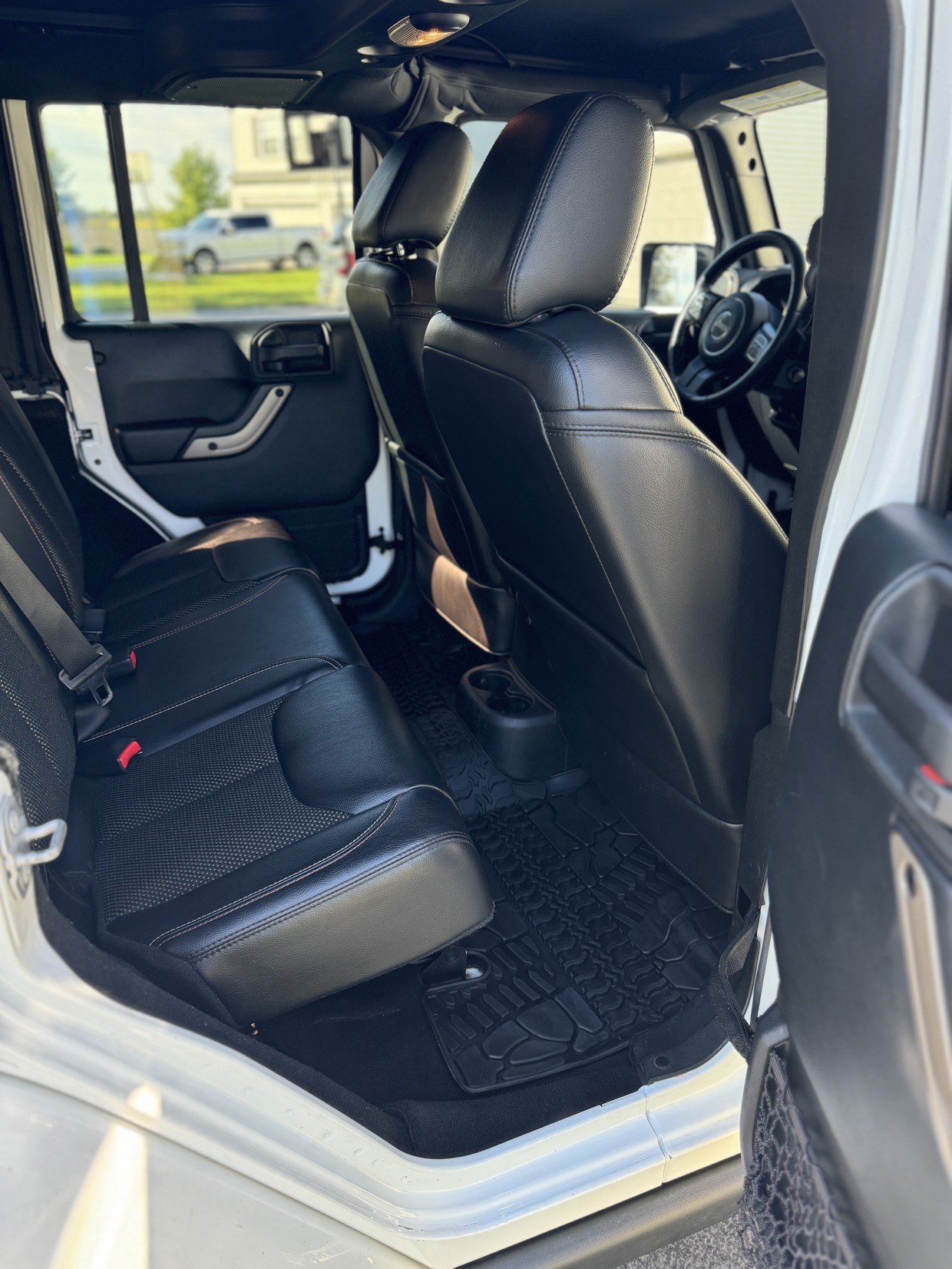 Car’s interior with expert detailing in Plainfield, IL.