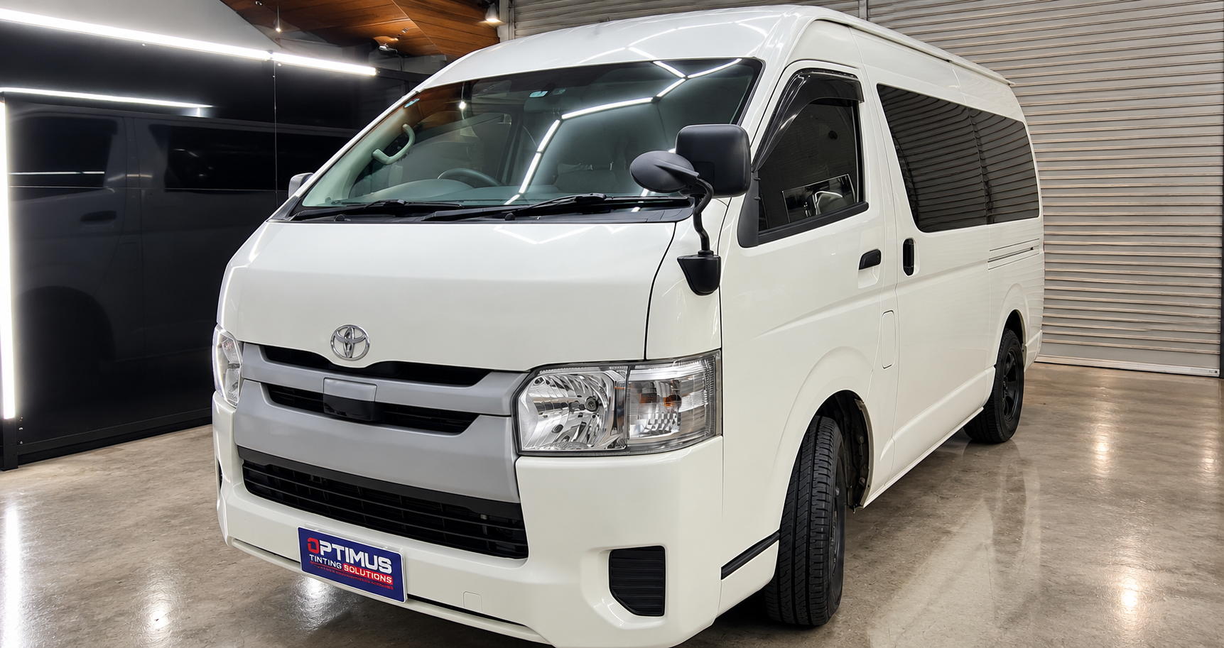 White van tinting project