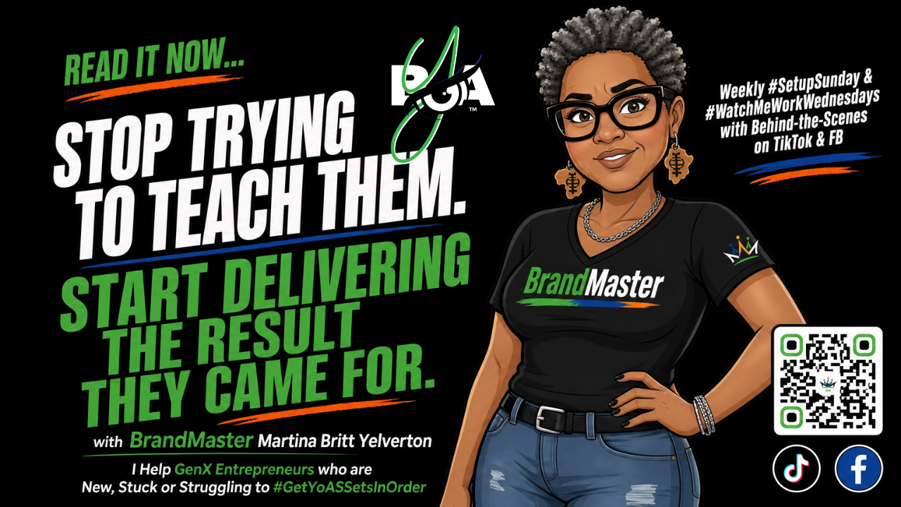 Stop Trying To Teach Them!