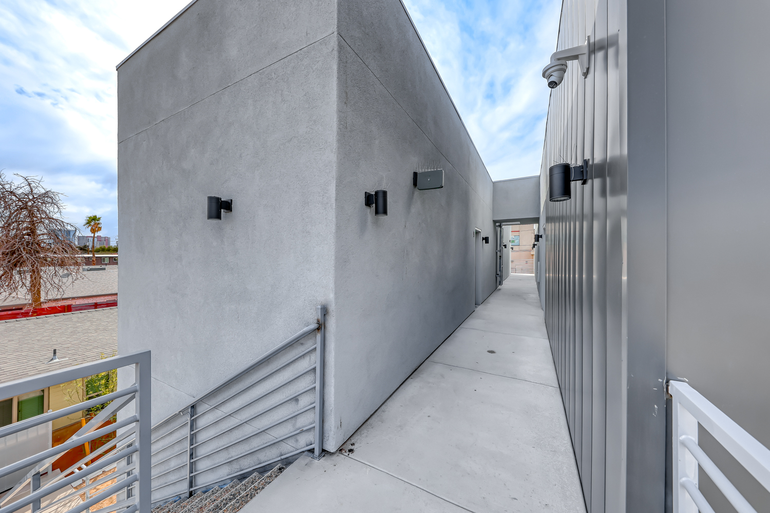 Upper-level walkway