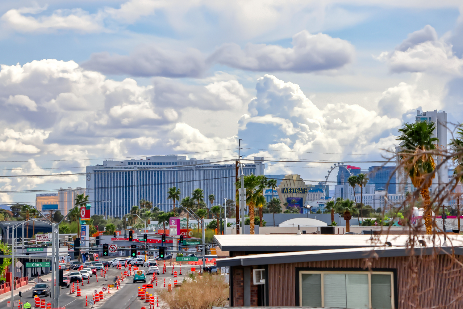 View toward the downtown skyline