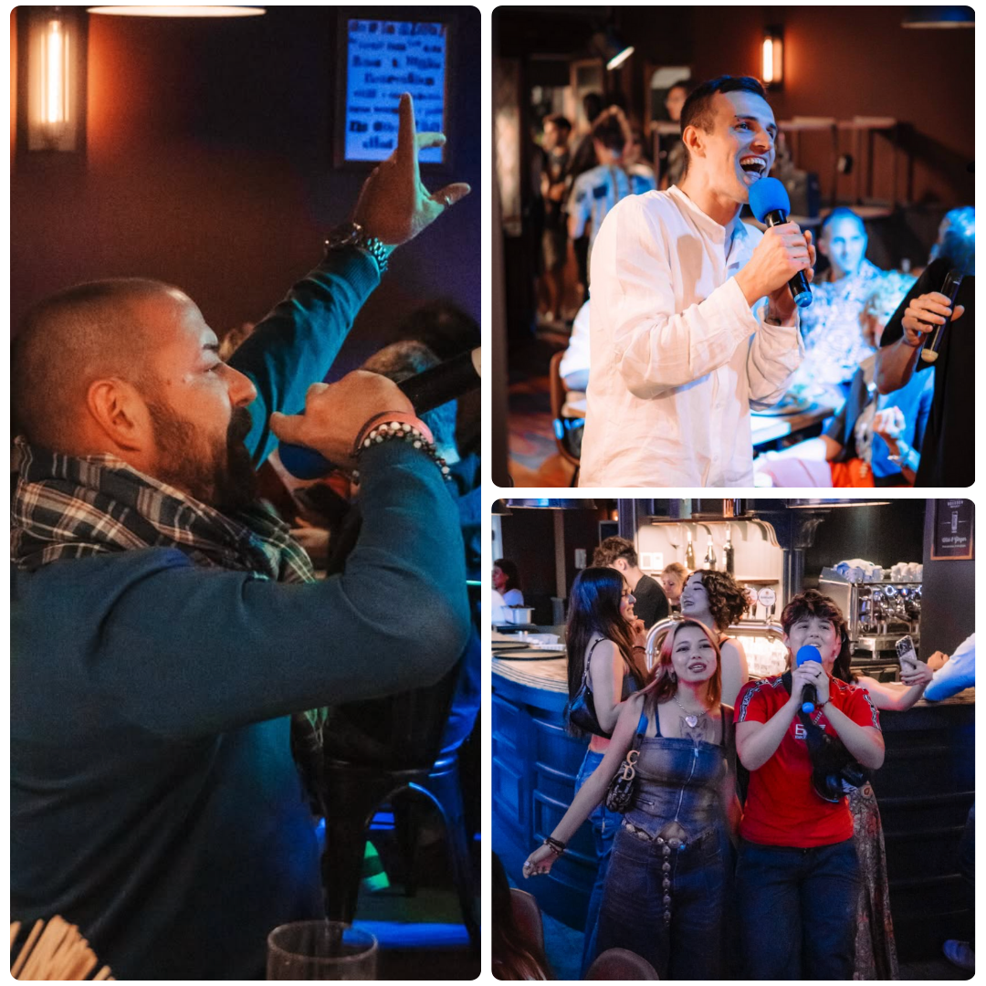 Ospiti che cantano al karaoke del SottoSopra