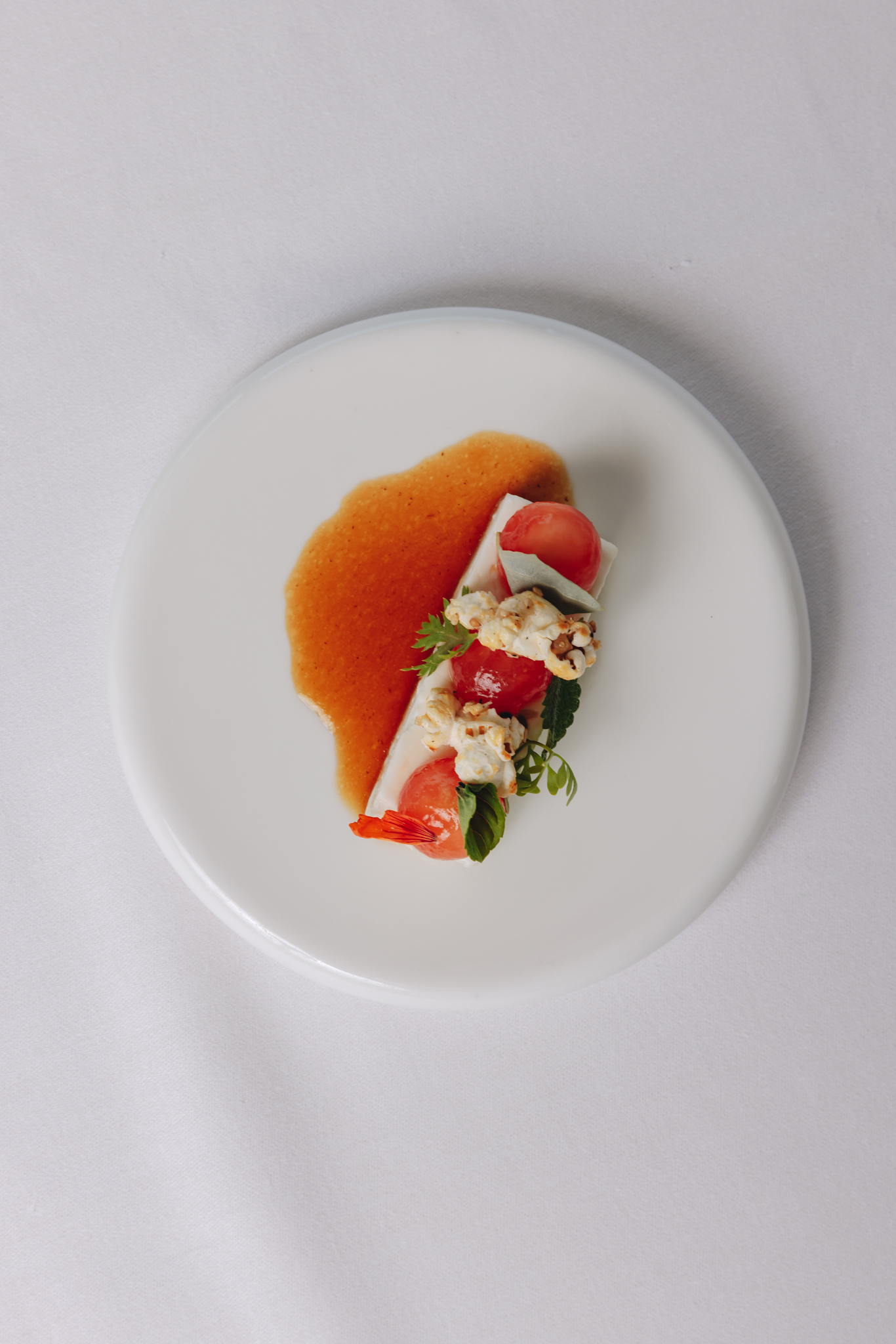 Un piatto stagionale preparato dalla cucina di Terramare