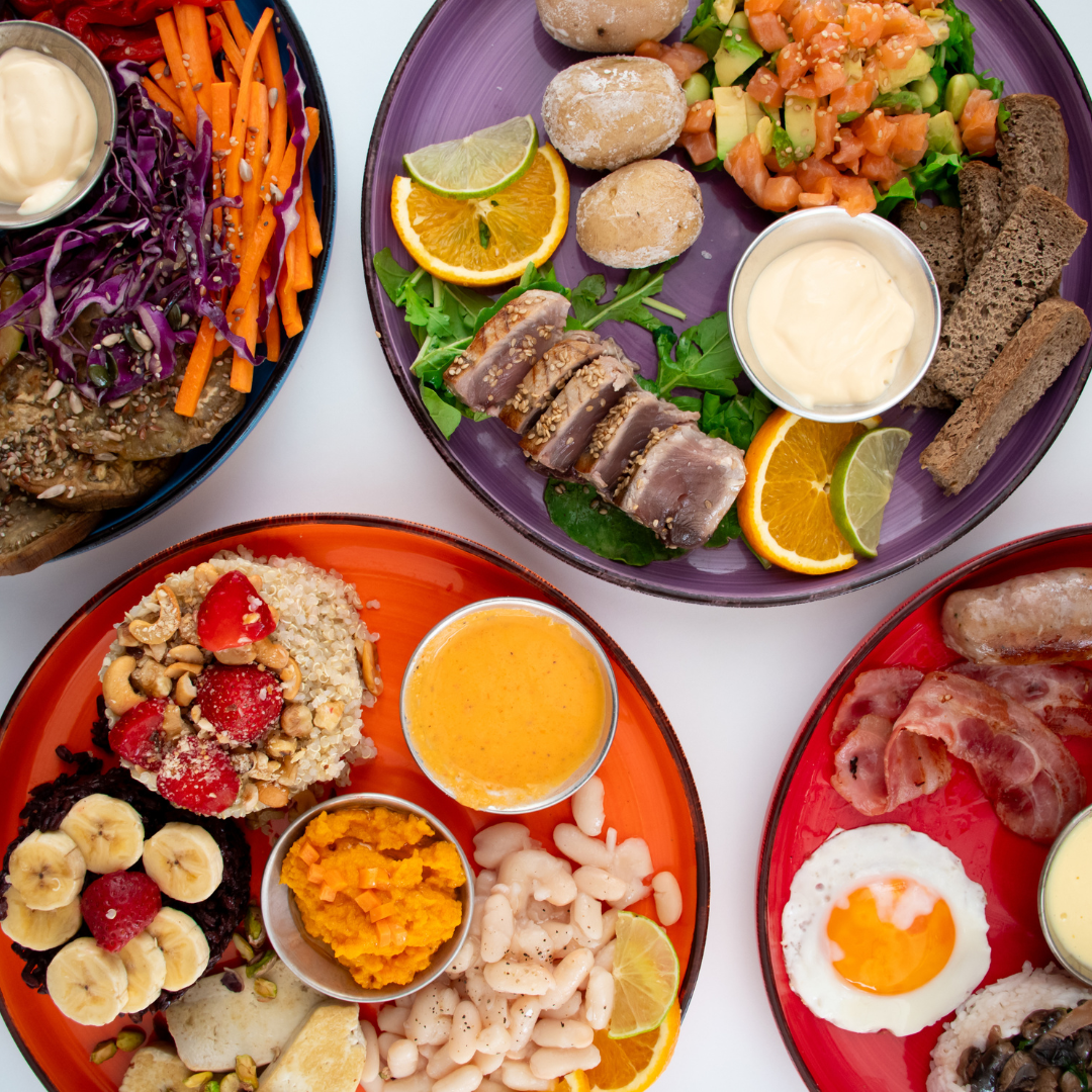 Vista Azul brunch plates