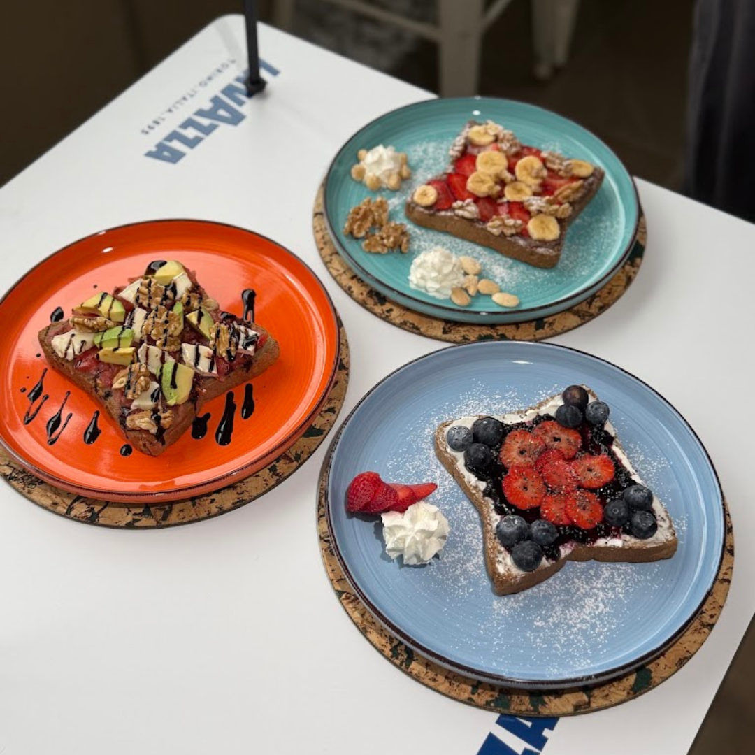 Sweet breakfast plates at Vista Azul