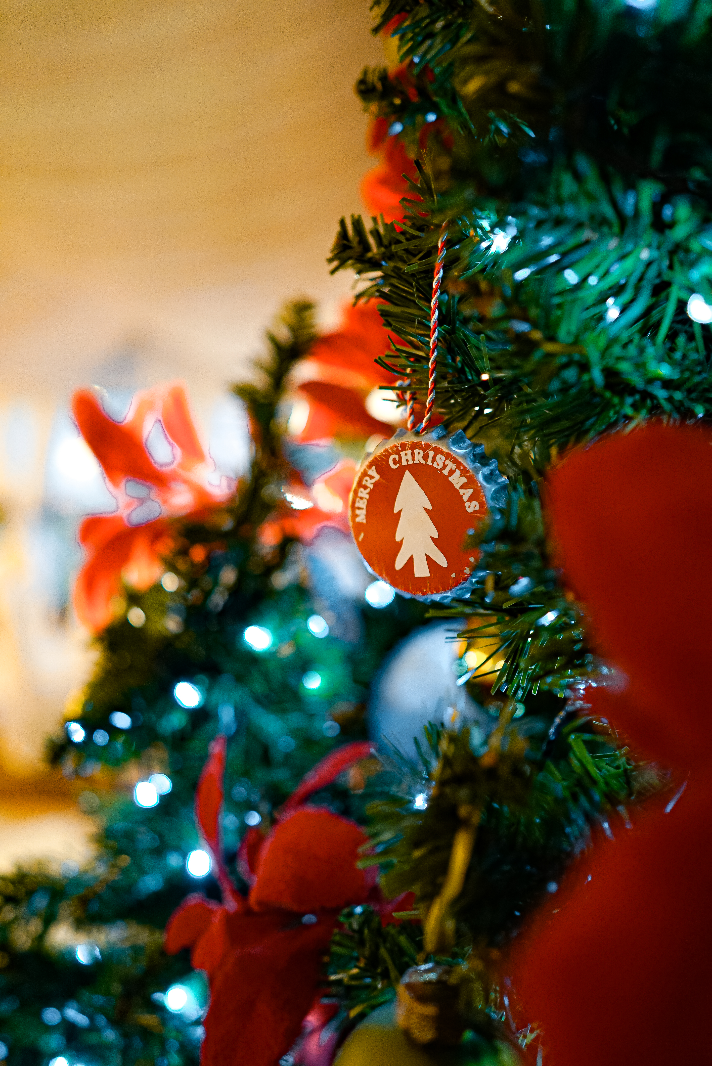 Albero di Natale decorato al Casino di Caccia