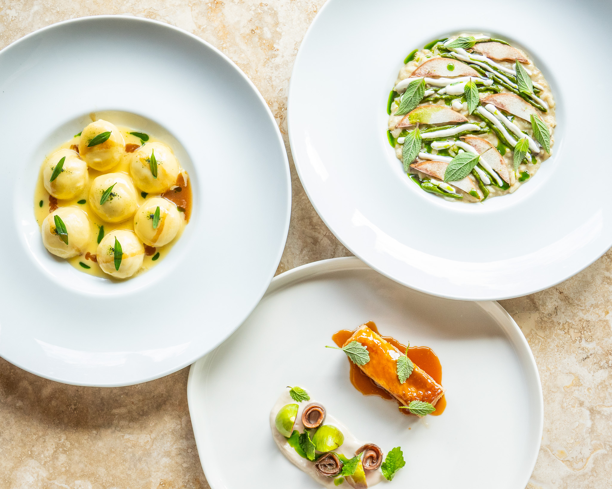 Selezione di piatti del ristorante