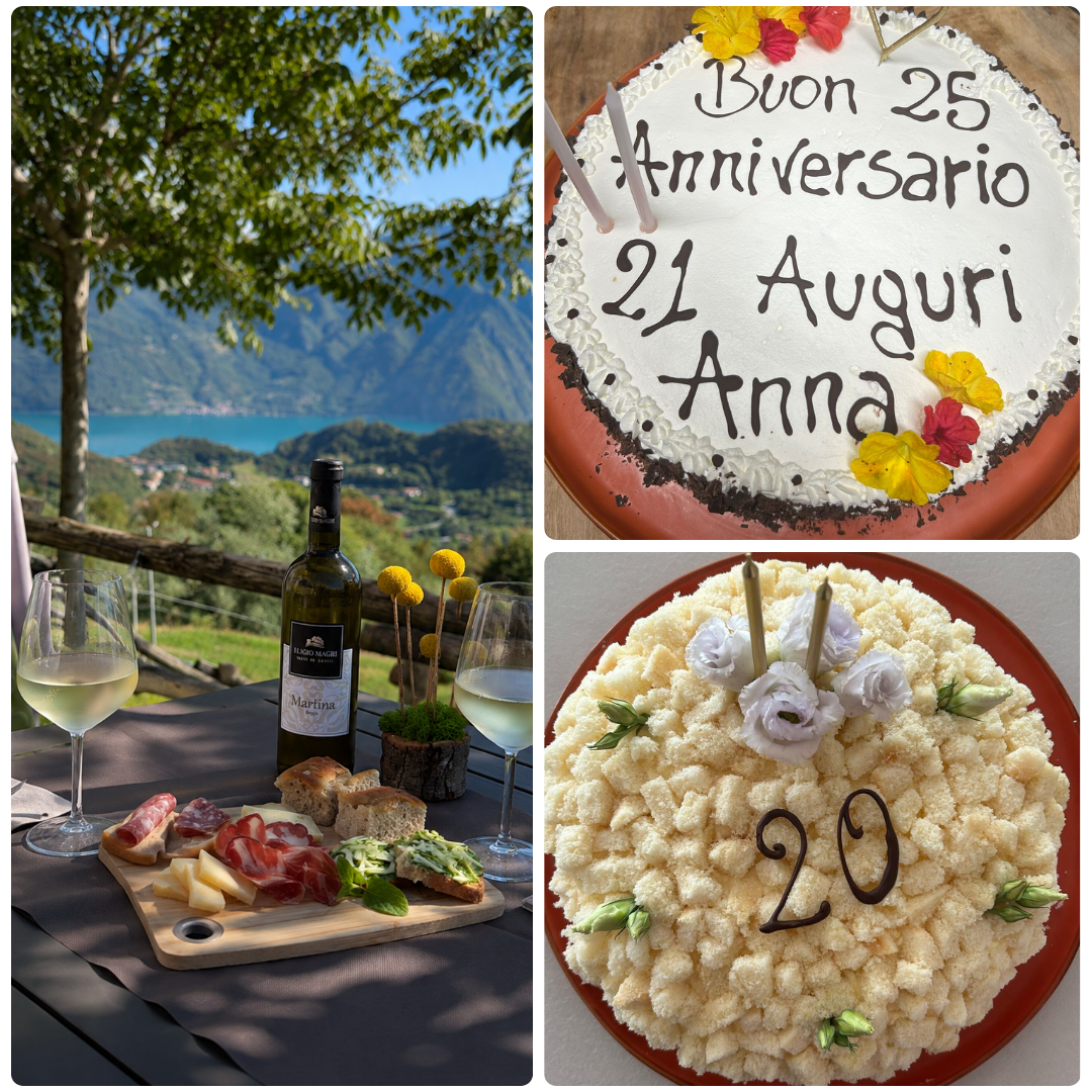 Piatti, vista e miele dell’Azienda Agricola Fior di Ciliegio