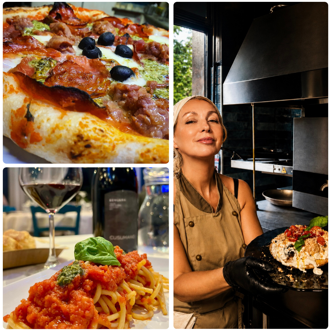 Pizza, pasta siciliana e la cucina di Sanfy