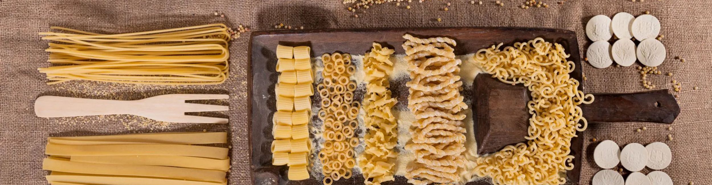 Formati di pasta dell’Antico Pastificio Morelli 1860
