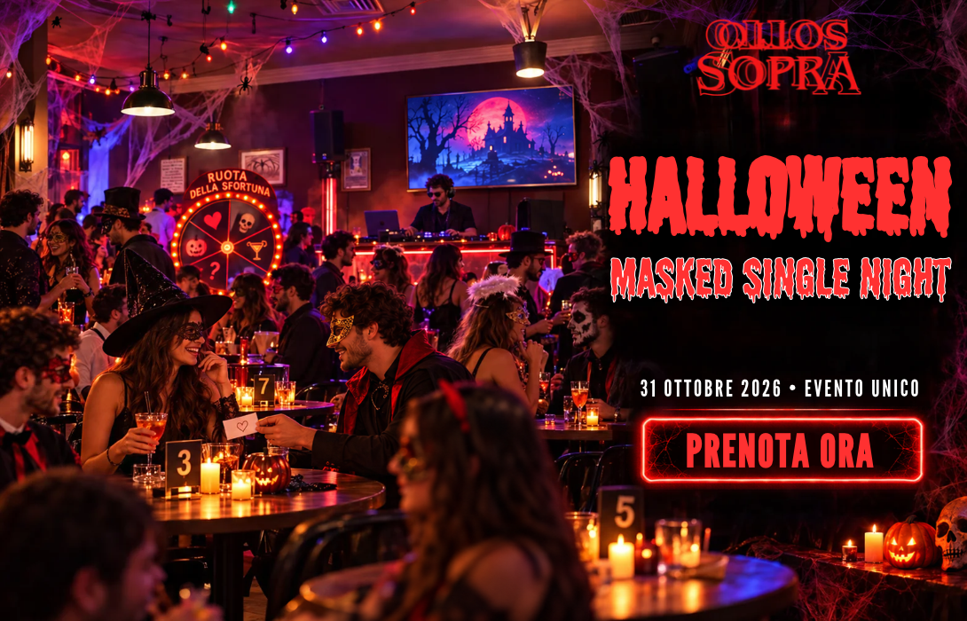 Locandina Halloween Masked Single Night del 31 ottobre 2026 al Sottosopra