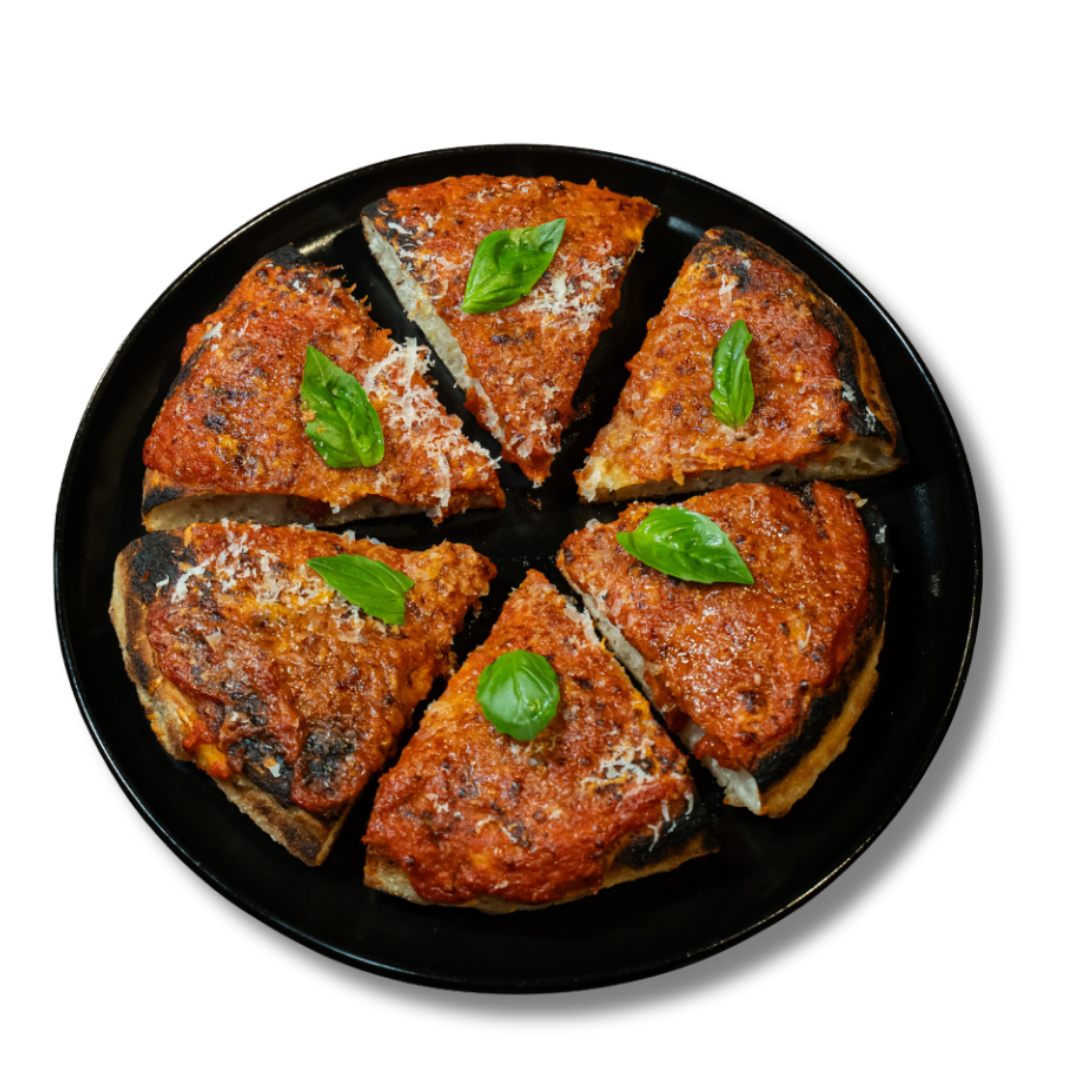 Una pizza DROP Signature dalla carta