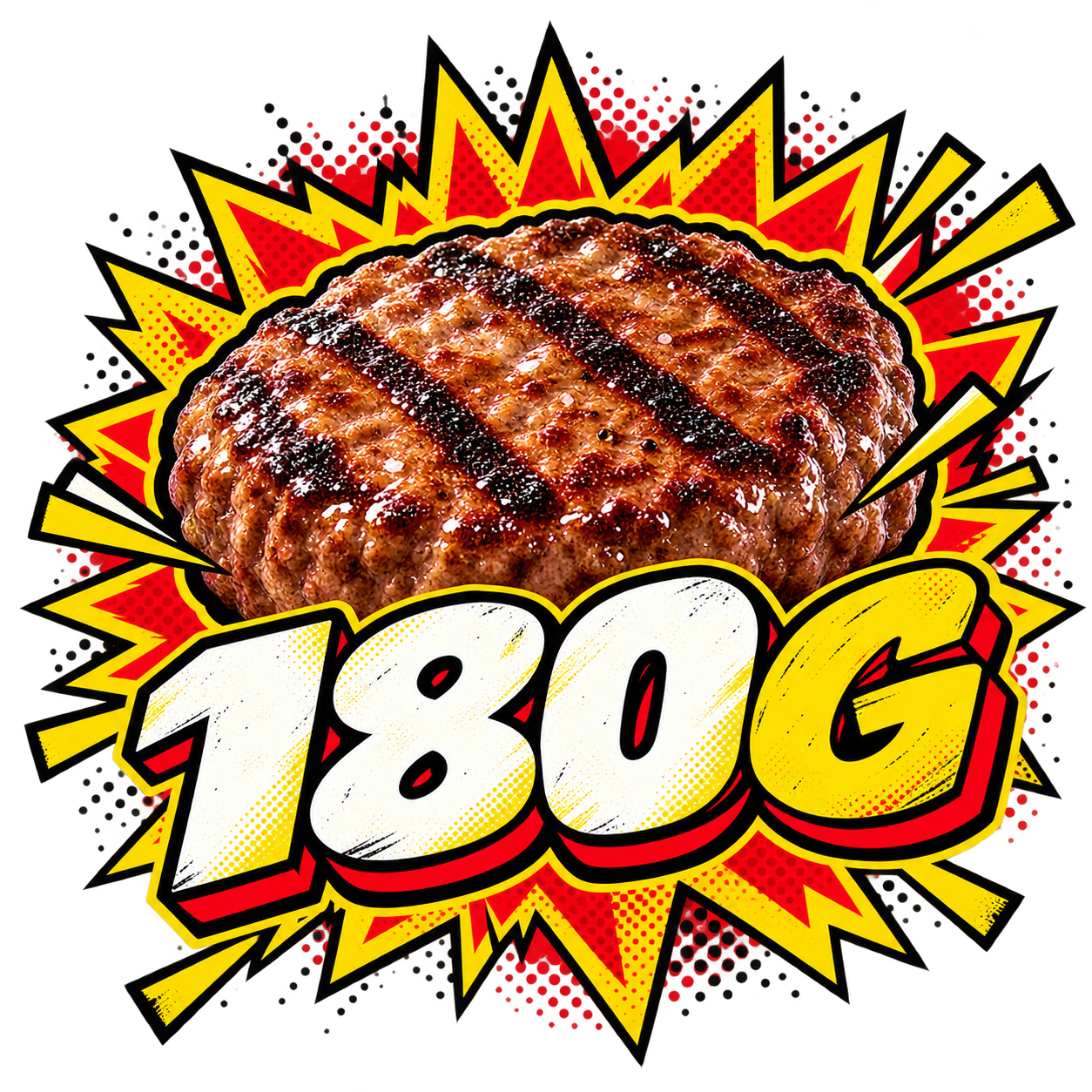 Hamburger di manzo friulano da 180 g