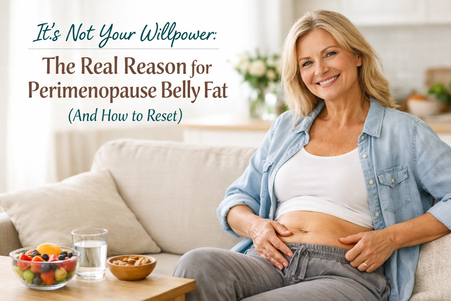 It’s Not Your Willpower: The Truth About Perimenopause Belly Fat