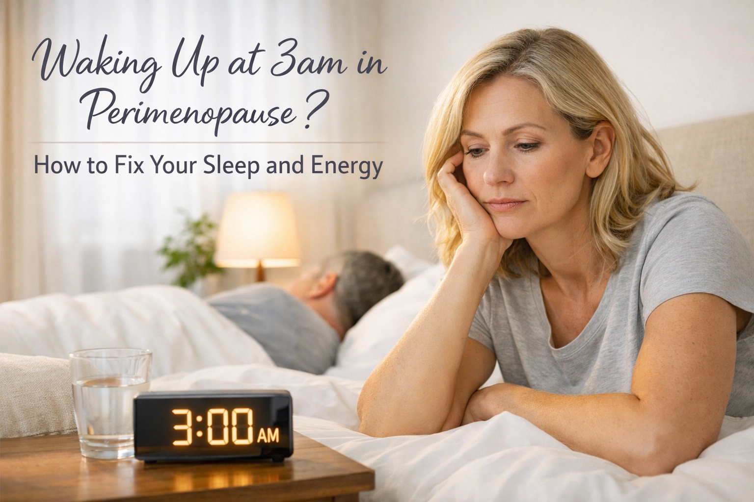 Why You’re Waking Up at 3am in Perimenopause (And How to Fix Your Sleep)