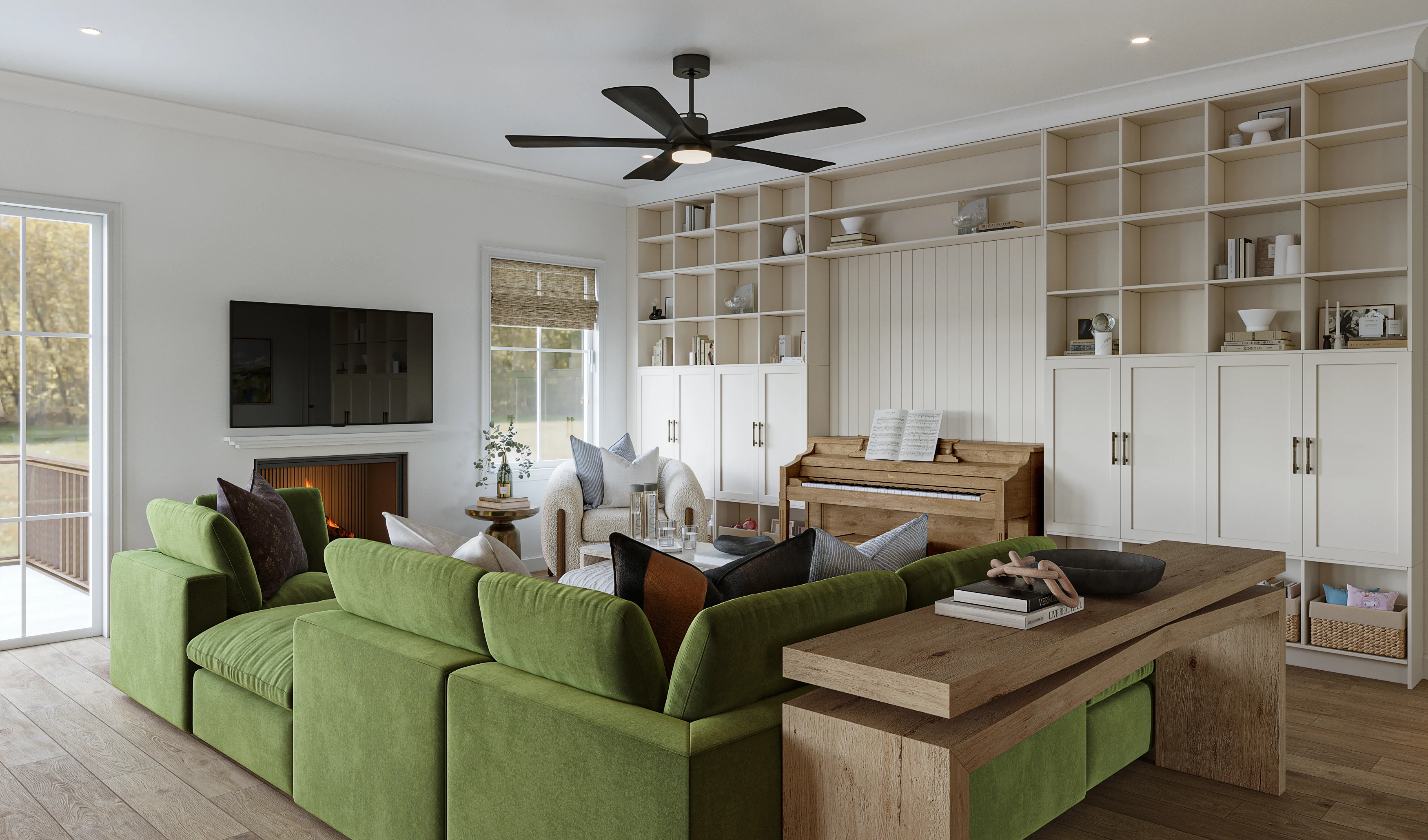Vibrant Family Haven — open-plan living area, Georgia USA