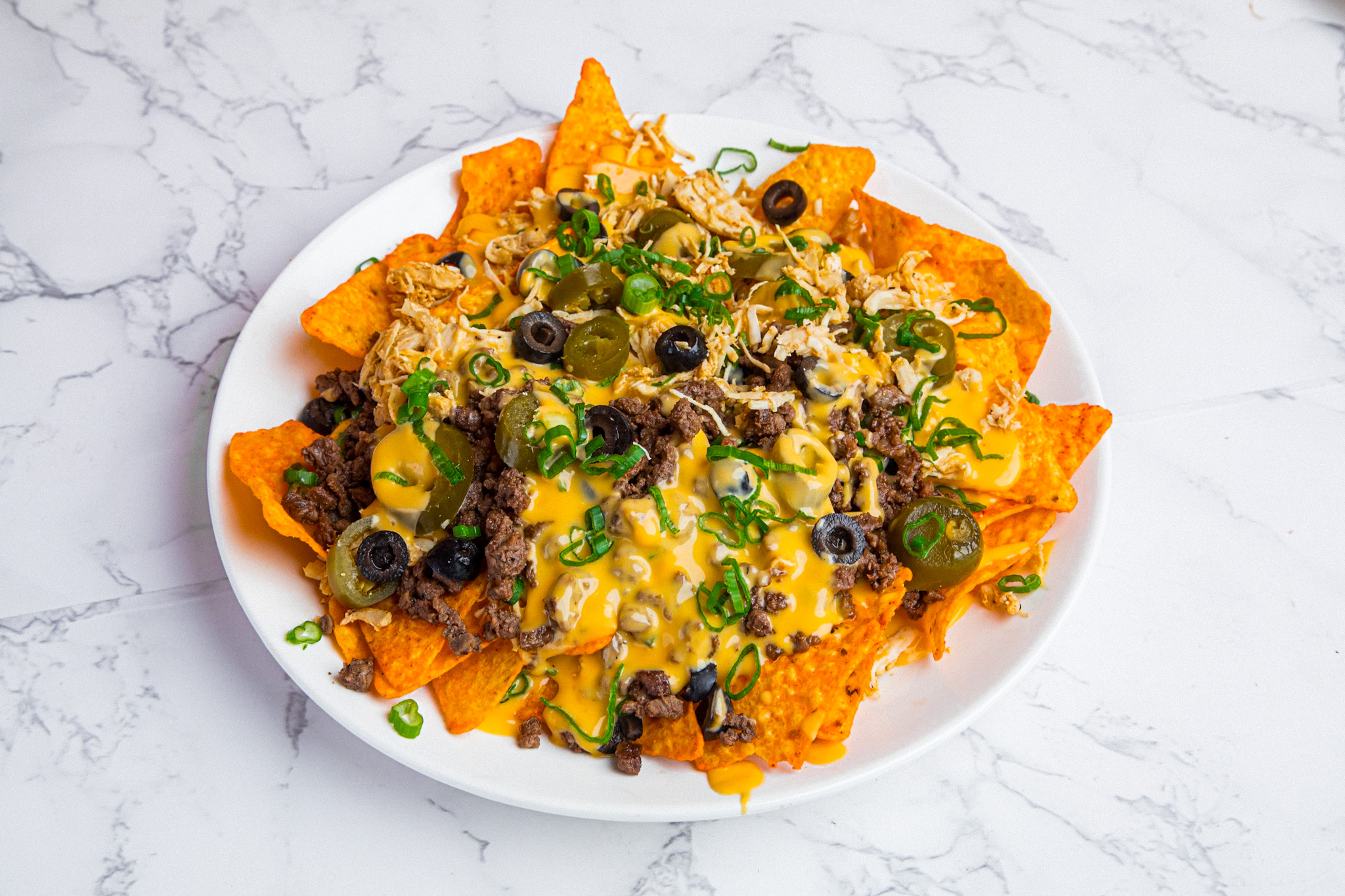 Taco Mell three meat nachos