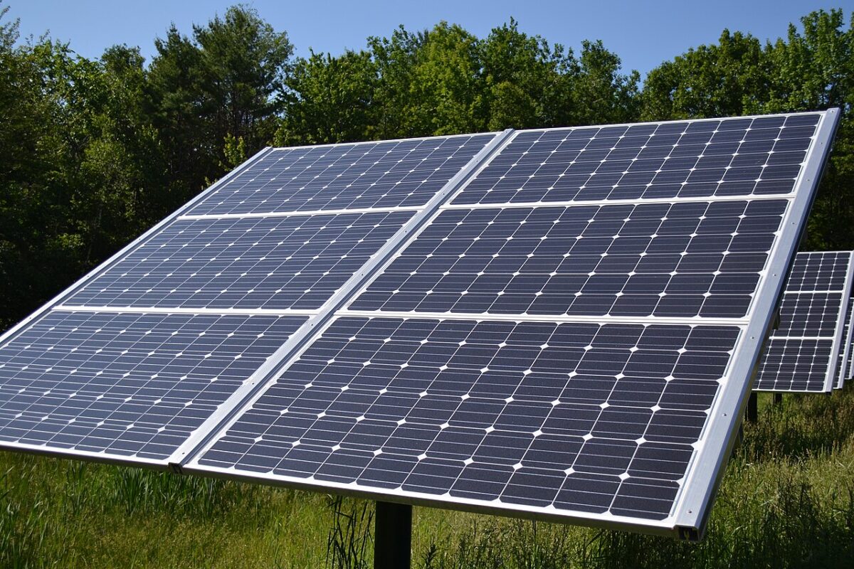 Solar panels - normal view