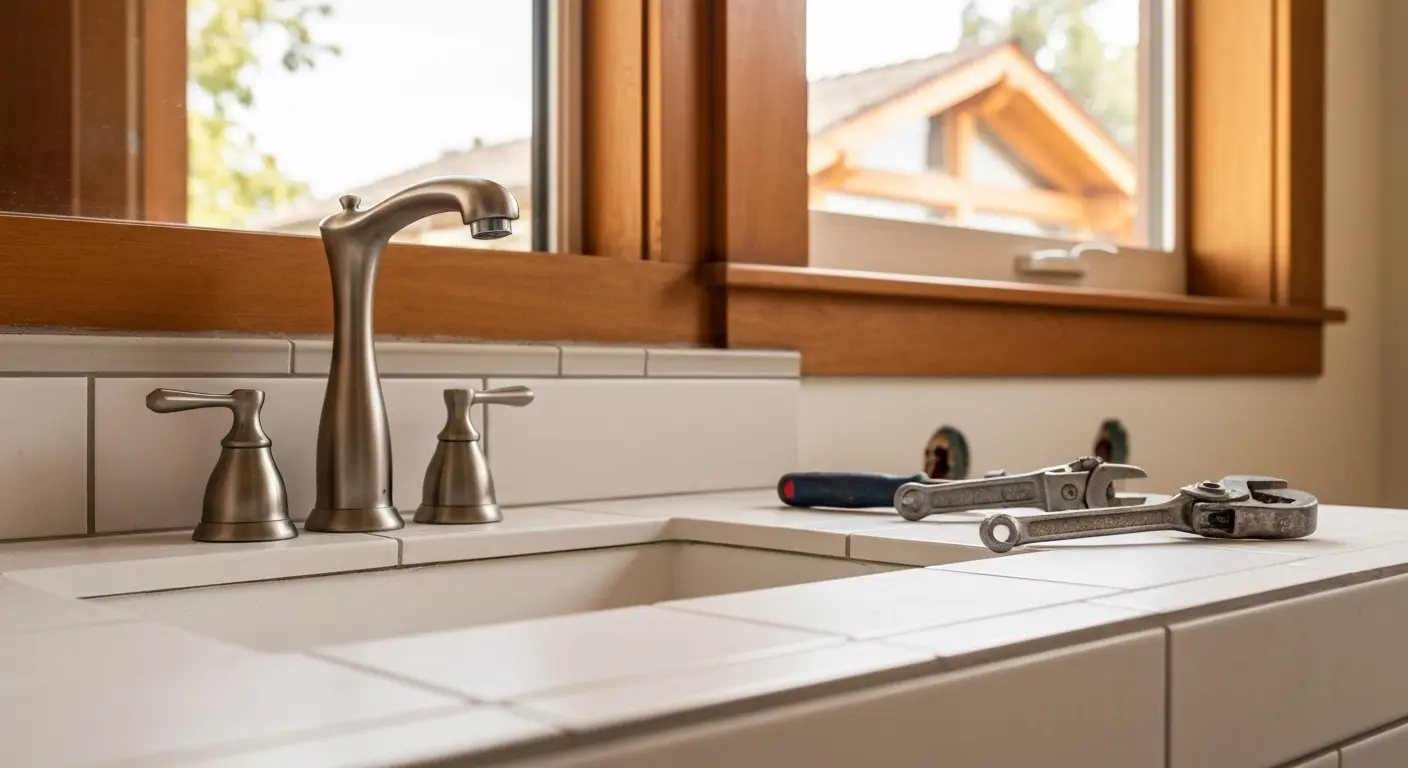 Plumbing fixture installation
