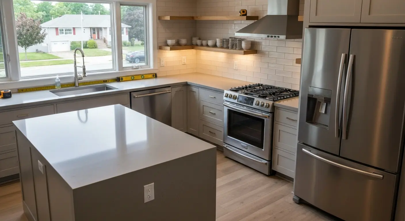 Kitchen remodel example