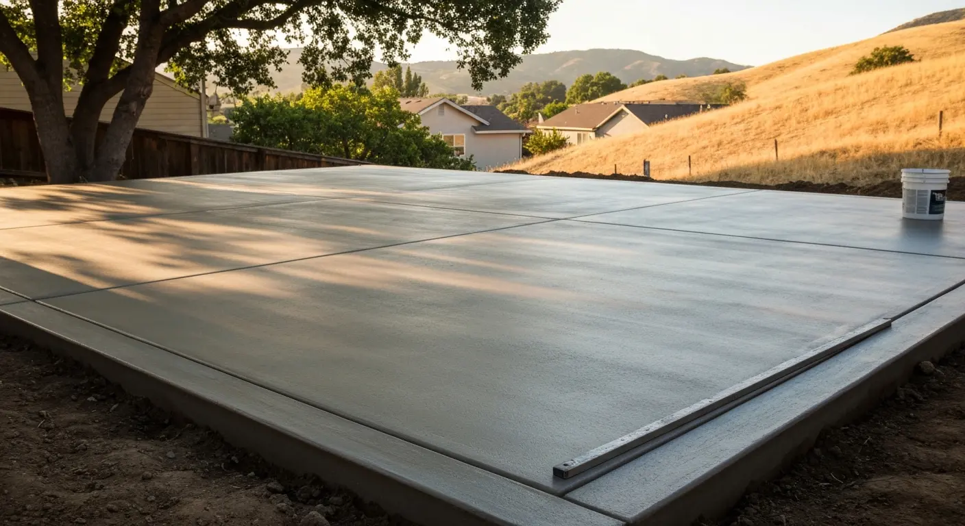 Concrete patio project