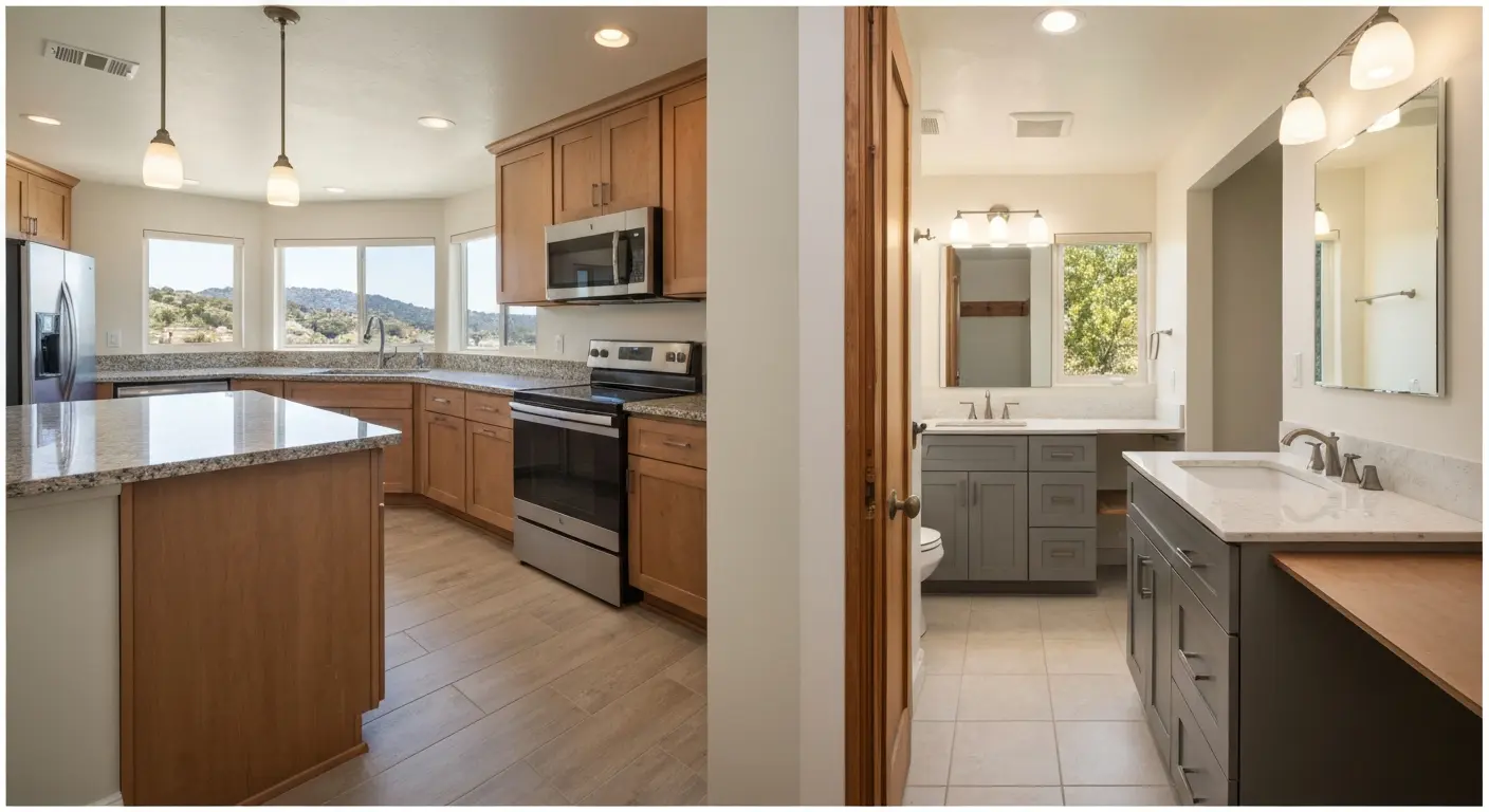 Kitchen and bathroom remodel