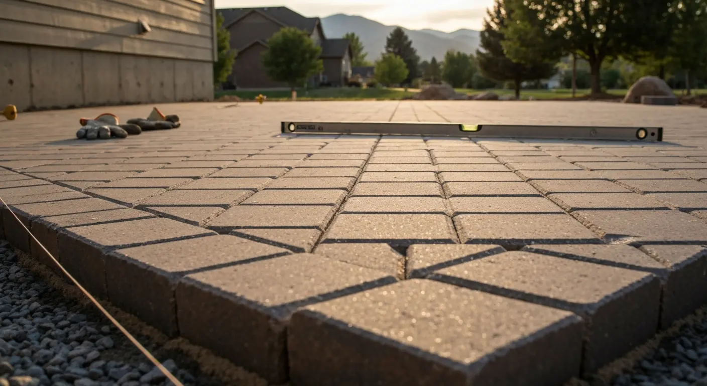 Paver patio design