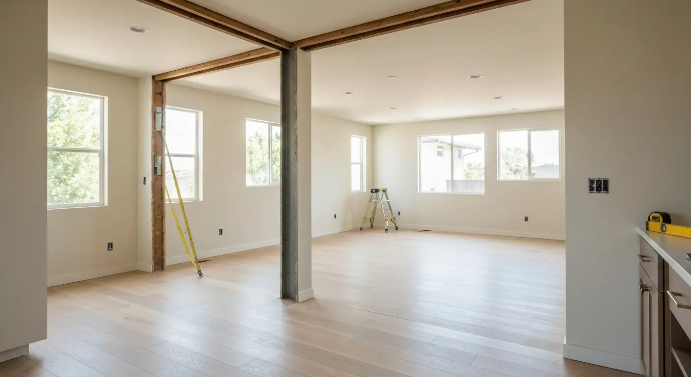 Open-concept renovation