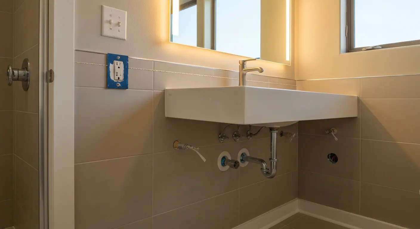 Single bathroom vanity