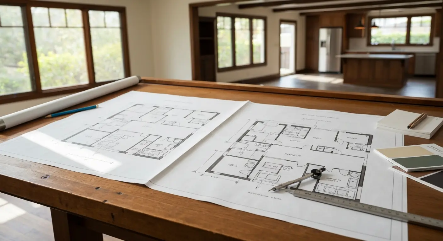 Floor plan reconfiguration