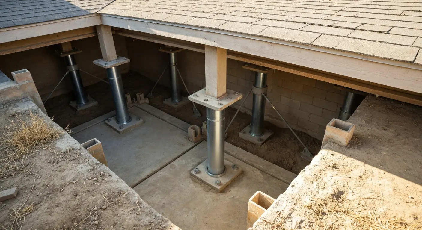 Structural repair project in Lathrop