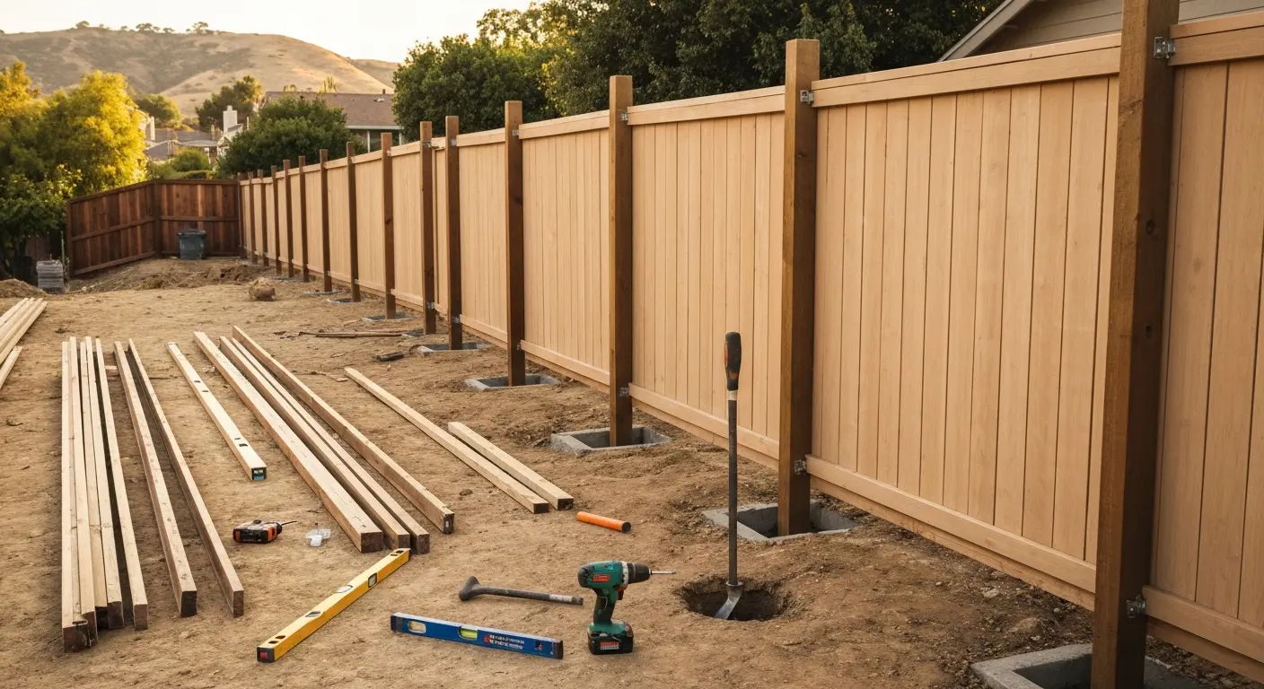 Fence repair in Livermore