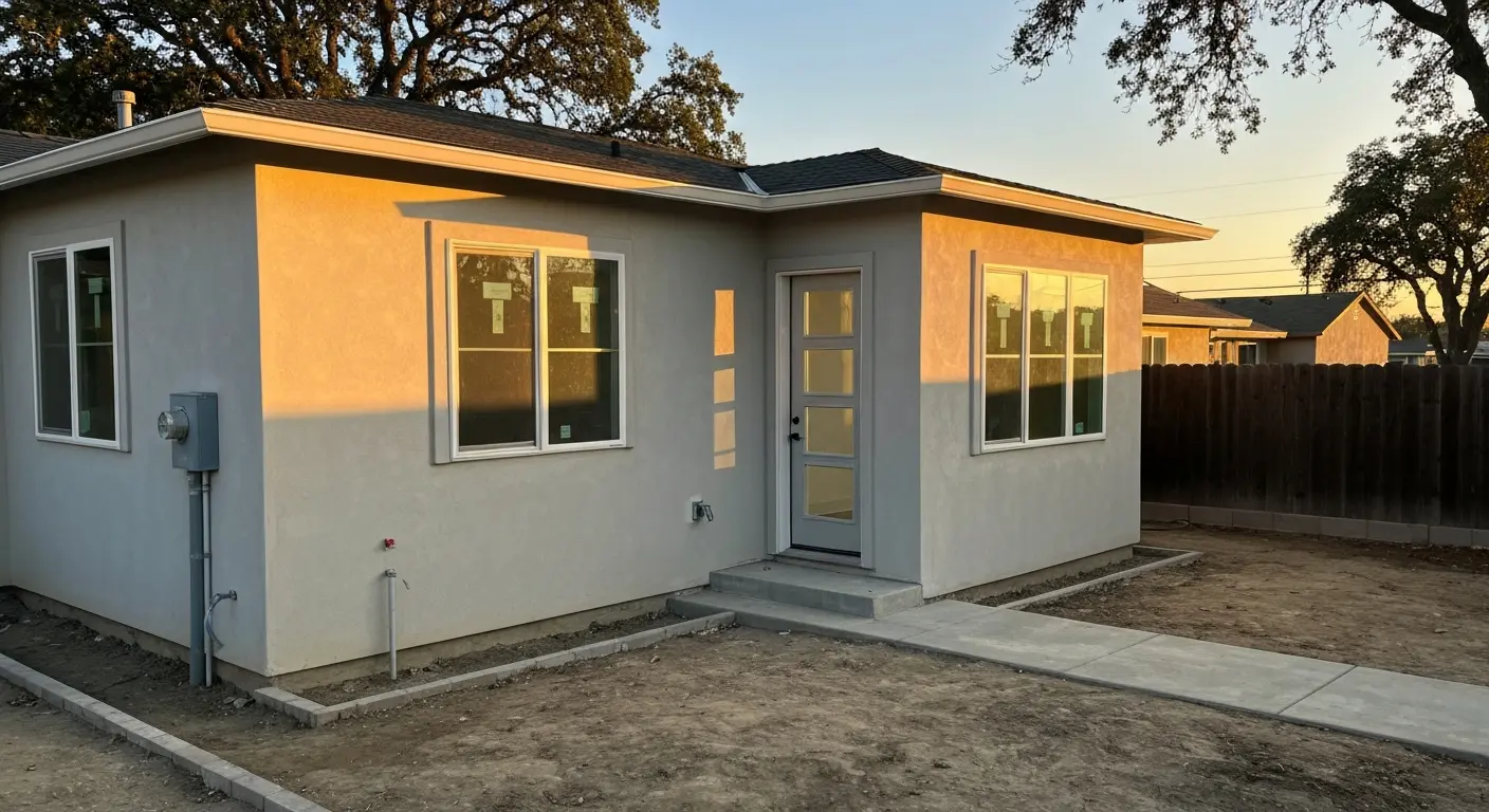 ADU construction in Lathrop