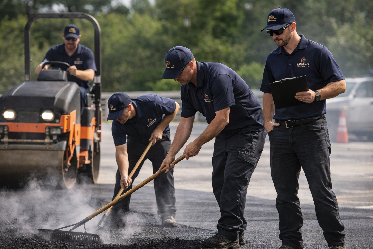 Asphalt overlay in the St. Louis metro